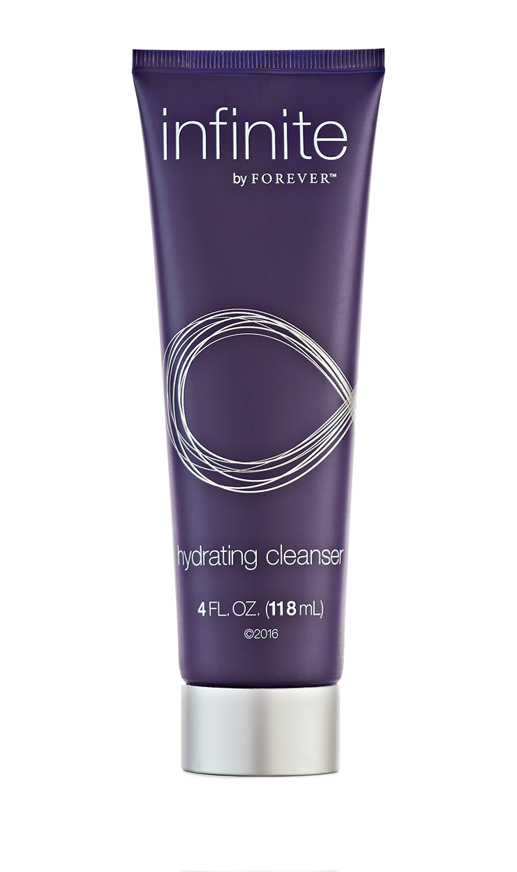 Infinite by Forever hydrating cleanser is a fragrance-free cleanser with Aloe vera that hydrates the skin.