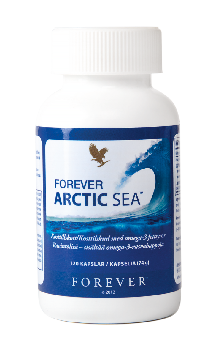 Do you eat too little fish and seafood? The dietary supplement Forever Arctic Sea contains the omega-3 fatty acids DHA and EPA. With a fresh citrus flavour.
