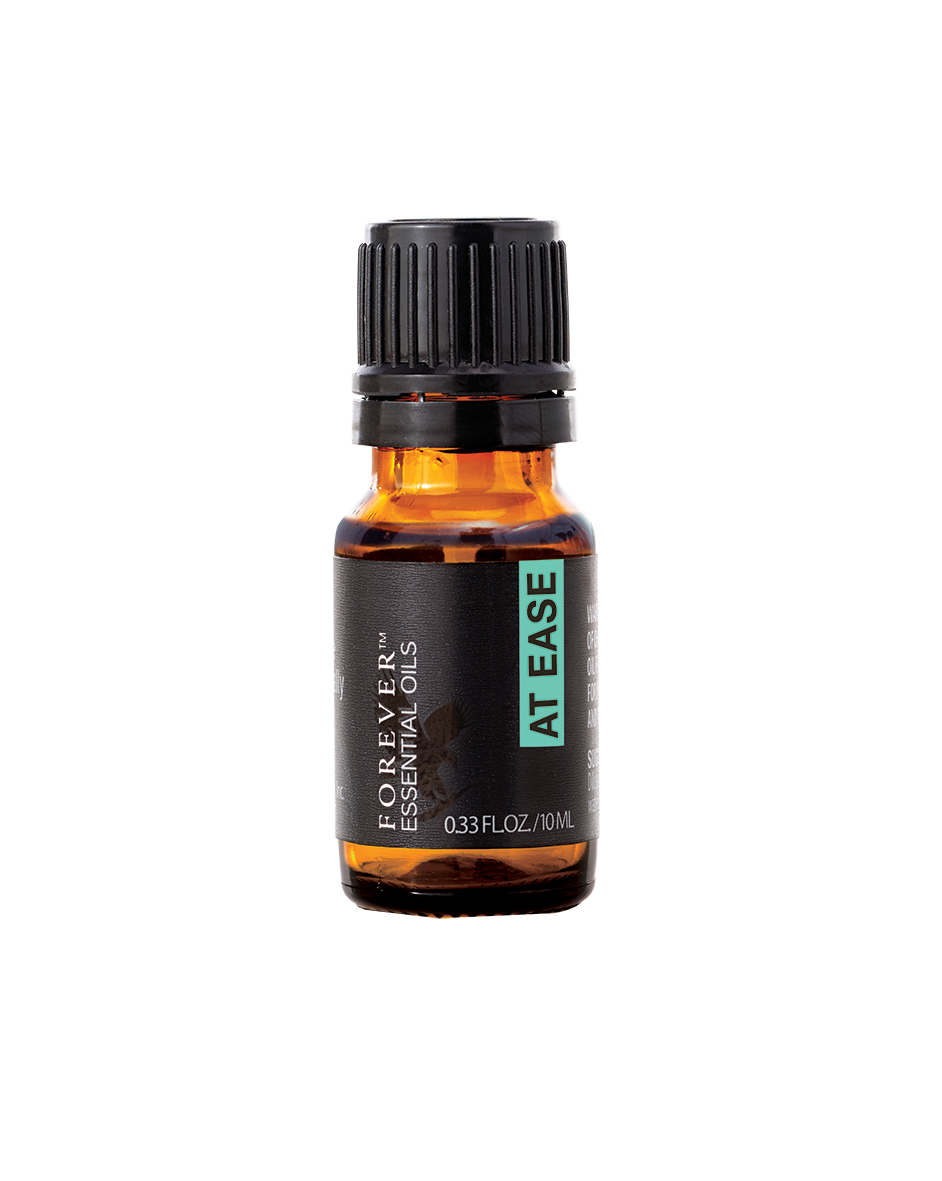 Forever Essential Oils At Ease provide a perfectly balanced combination of nature’s cleanest fragrances, promoting calm, peace and harmony.